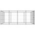 Vanjski kavez za pse čelični 14,52 m² 3082313