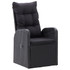 7-dijelni vrtni blagovaonski set s jastucima crni 3099494