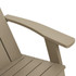 Vrtna stolica Adirondack svjetlosmeđa 75x88,5x89,5 cm PP 364175