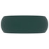 Luksuzni okrugli umivaonik mat tamnozeleni 40 x 15 cm keramički 147003
