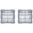 Organizatori s 12 ladica 2 kom 26,5 x 16 x 26 cm 147582