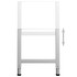 Okviri za radni stol 2 kom metalni 55 x (69 - 95,5) cm sivi 147932