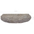 Umivaonik sivi Ø 40 x 12 cm mramorni 149158