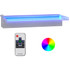 Prelijevajući vodopad RGB LED od nehrđajućeg čelika 45 cm 151409