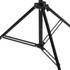 Stalak za pozadinu u obliku slova T crni 201x60x(70-200) cm 190253