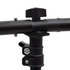 Stalak za pozadinu u obliku slova T crni 151x60x(70-200) cm 190252