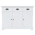Komoda s 3 vrata od MDF-a i borovine 105 x 35 x 77,5 cm 245754 Komoda s 3 vrata od MDF-a i borovine 105 x 35 x 77,5 cm 245754