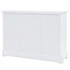 Komoda s 3 vrata od MDF-a i borovine 105 x 35 x 77,5 cm 245754 Komoda s 3 vrata od MDF-a i borovine 105 x 35 x 77,5 cm 245754
