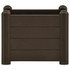 Povišena vrtna gredica PP boja kave 43 x 43 x 35 cm 313972