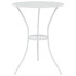 3-dijelni bistro set od lijevanog aluminija bijeli 317752