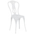 3-dijelni bistro set od lijevanog aluminija bijeli 317752