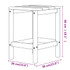 Vrtni stol Adirondack bijeli 38 x 38 x 46 cm HDPE 318641