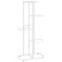 Stalak za cvijeće s 5 razina 43 x 22 x 98 cm bijeli metalni 336111 Stalak za cvijeće s 5 razina 43 x 22 x 98 cm bijeli metalni 336111