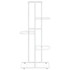 Stalak za cvijeće s 5 razina 43 x 22 x 98 cm bijeli metalni 336111 Stalak za cvijeće s 5 razina 43 x 22 x 98 cm bijeli metalni 336111