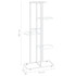 Stalak za cvijeće s 5 razina 43 x 22 x 98 cm bijeli metalni 336111 Stalak za cvijeće s 5 razina 43 x 22 x 98 cm bijeli metalni 336111