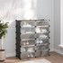 Stalak za cipele crni 94,5 x 36,5 x 106 cm PP 340563