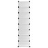 Stalak za cipele prozirni 93 x 36,5 x 140 cm PP 340559