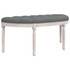 Klupa tamnosiva 110,5x45x49 cm od tkanine 344416 Klupa tamnosiva 110,5x45x49 cm od tkanine 344416
