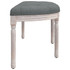 Klupa tamnosiva 110,5x45x49 cm od tkanine 344416 Klupa tamnosiva 110,5x45x49 cm od tkanine 344416