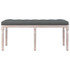 Klupa tamnosiva 110x40x49 cm od tkanine 344451 Klupa tamnosiva 110x40x49 cm od tkanine 344451