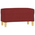 Klupa Crvena boja vina 70 x 35 x 41 cm od tkanine 349373 Klupa Crvena boja vina 70 x 35 x 41 cm od tkanine 349373