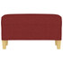 Klupa Crvena boja vina 70 x 35 x 41 cm od tkanine 349373 Klupa Crvena boja vina 70 x 35 x 41 cm od tkanine 349373