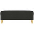 Klupa crna 100x35x41 cm od tkanine 349379