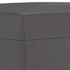 Klupa siva 100 x 35 x 41 cm od umjetne kože 349462 Klupa siva 100 x 35 x 41 cm od umjetne kože 349462