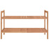 Stalak za cipele 69 x 27 x 41 cm od masivnog drva oraha 350361