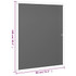 Prozorski zaslon protiv insekata antracit 80 x 100 cm 153837