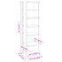 Stalak za cipele siva boja hrasta sonome 27,5x27x102 cm drveni 815974