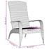 Vrtna stolica Adirondack od poliratana crna 319694