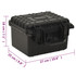 Prijenosni kovčeg crni 27 x 25 x 18 cm od PP-a 51795 Prijenosni kovčeg crni 27 x 25 x 18 cm od PP-a 51795