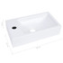 Umivaonik 400 x 220 x 90 mm SMC bijeli 146513
