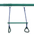 Set ljuljački s gimnastičkim karikama i 4 sjedala čelični 92315