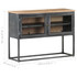 Komoda siva 100 x 30 x 70 cm od masivnog bagremovog drva 323502 Komoda siva 100 x 30 x 70 cm od masivnog bagremovog drva 323502