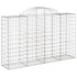 Lučne gabionske košare 9 kom 200x50x120/140cm pocinčano željezo 3146348 Lučne gabionske košare 9 kom 200x50x120/140cm pocinčano željezo 3146348