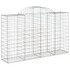 Lučne gabionske košare 25kom 200x50x120/140cm pocinčano željezo 3146357 Lučne gabionske košare 25kom 200x50x120/140cm pocinčano željezo 3146357