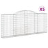 Lučne gabionske košare 5 kom 300x30x120/140cm pocinčano željezo 3146542 Lučne gabionske košare 5 kom 300x30x120/140cm pocinčano željezo 3146542