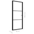 Sobna vrata od stakla ESG i aluminija 93 x 201,5 cm crna 151200