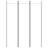 Sobna pregrada s 3 panela bijela 150 x 200 cm od tkanine 350178 Sobna pregrada s 3 panela bijela 150 x 200 cm od tkanine 350178