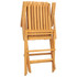 Sklopive vrtne stolice 2 kom 61x67x90 cm od masivne tikovine 362758