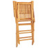 Sklopive vrtne stolice 2 kom 55x62x90 cm od masivne tikovine 362762