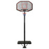 Košarkaški stalak crni 258 - 363 cm od polietilena 93649