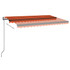 Tenda na automatsko uvlačenje 450 x 350 cm narančasto-smeđa 3069210