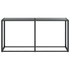 Konzolni stol crni 160 x 35 x 75,5 cm od kaljenog stakla 331679 Konzolni stol crni 160 x 35 x 75,5 cm od kaljenog stakla 331679