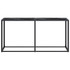 Konzolni stol boja crnog mramora 160x35x75,5 cm kaljeno staklo 331681 Konzolni stol boja crnog mramora 160x35x75,5 cm kaljeno staklo 331681