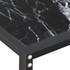 Konzolni stol boja crnog mramora 160x35x75,5 cm kaljeno staklo 331681 Konzolni stol boja crnog mramora 160x35x75,5 cm kaljeno staklo 331681