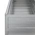 Povišena vrtna gredica 100 x 40 x 77 cm pocinčani čelik srebrna 316896