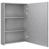 LED kupaonski ormarić s ogledalom boja betona 50 x 13 x 70 cm 326495